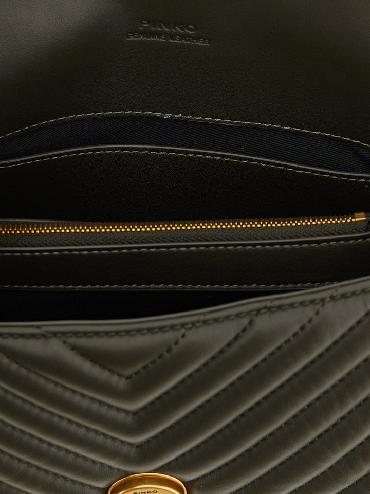 Pinko Mini Lady Love Puff Borse a Mano - Verde | 6fbf0f257aa02b39f9acadfd8a357fd288c04277