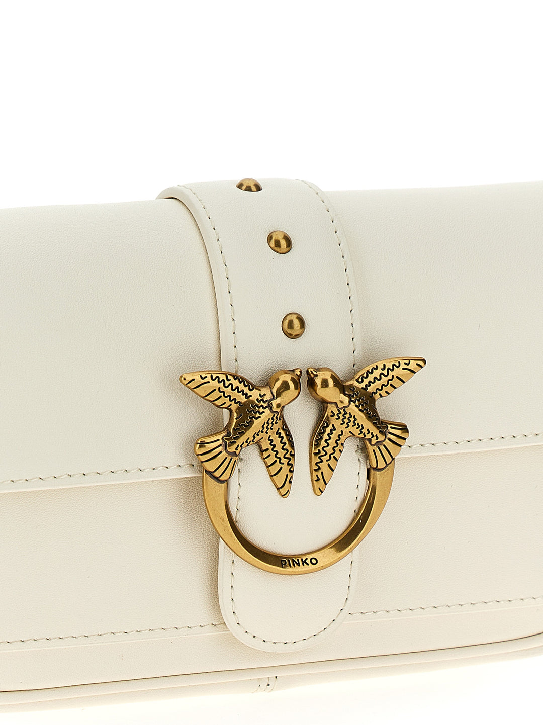 Pinko Pocket Love One Borse a Tracolla - Bianco | 0ccb912e5309db76a43aa12829caaf92e628364d