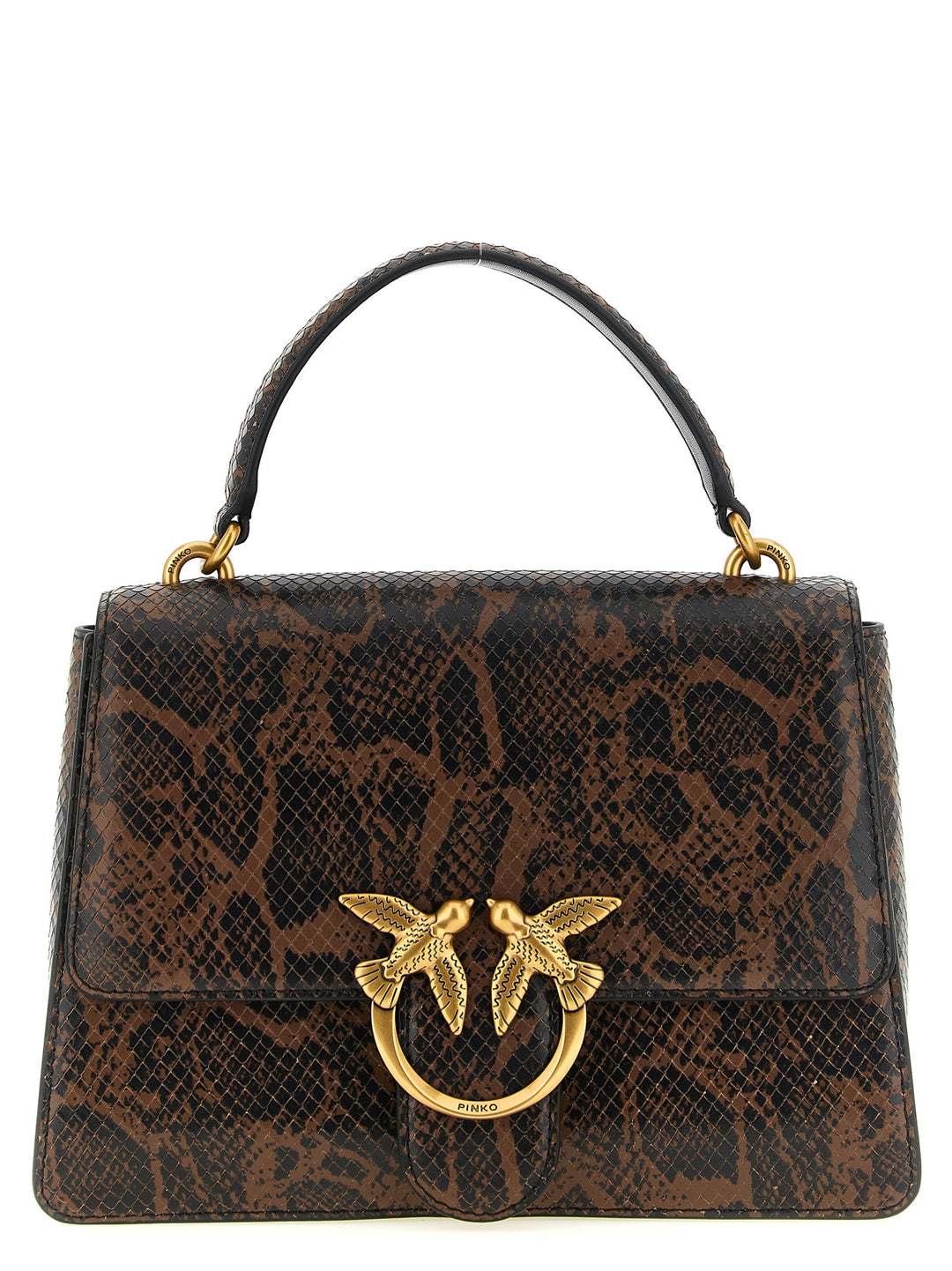 Pinko Love One Light Borse a Mano - Marrone | 1825b404cc7956cf83abda88787a578ab06c6ceb