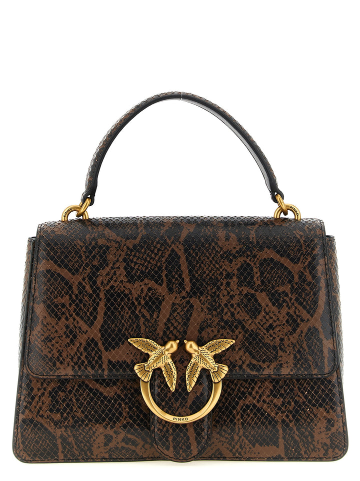 Pinko Love One Light Borse a Mano - Marrone | 1825b404cc7956cf83abda88787a578ab06c6ceb