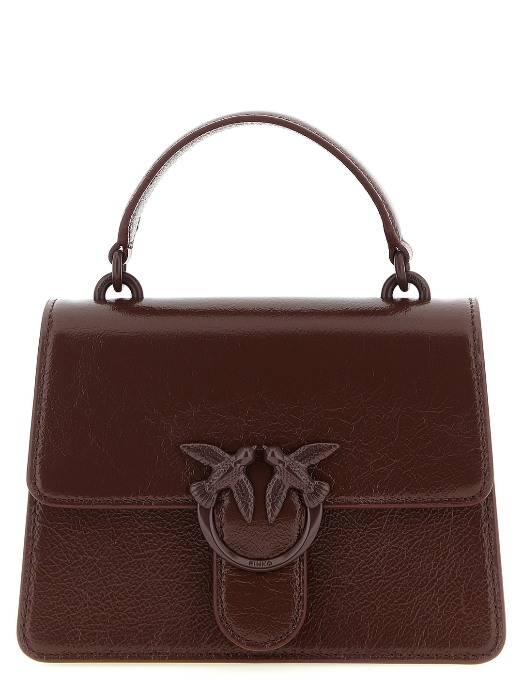 Pinko Mini Love One Light Borse a Mano - Bordeaux | d15da7df32f763923f93d05ffa792d0779e4020f