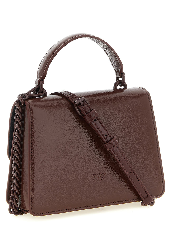 Pinko Mini Love One Light Borse a Mano - Bordeaux | 479a2d67ace1d26c55602b5f8fa6ae4c9cf19242