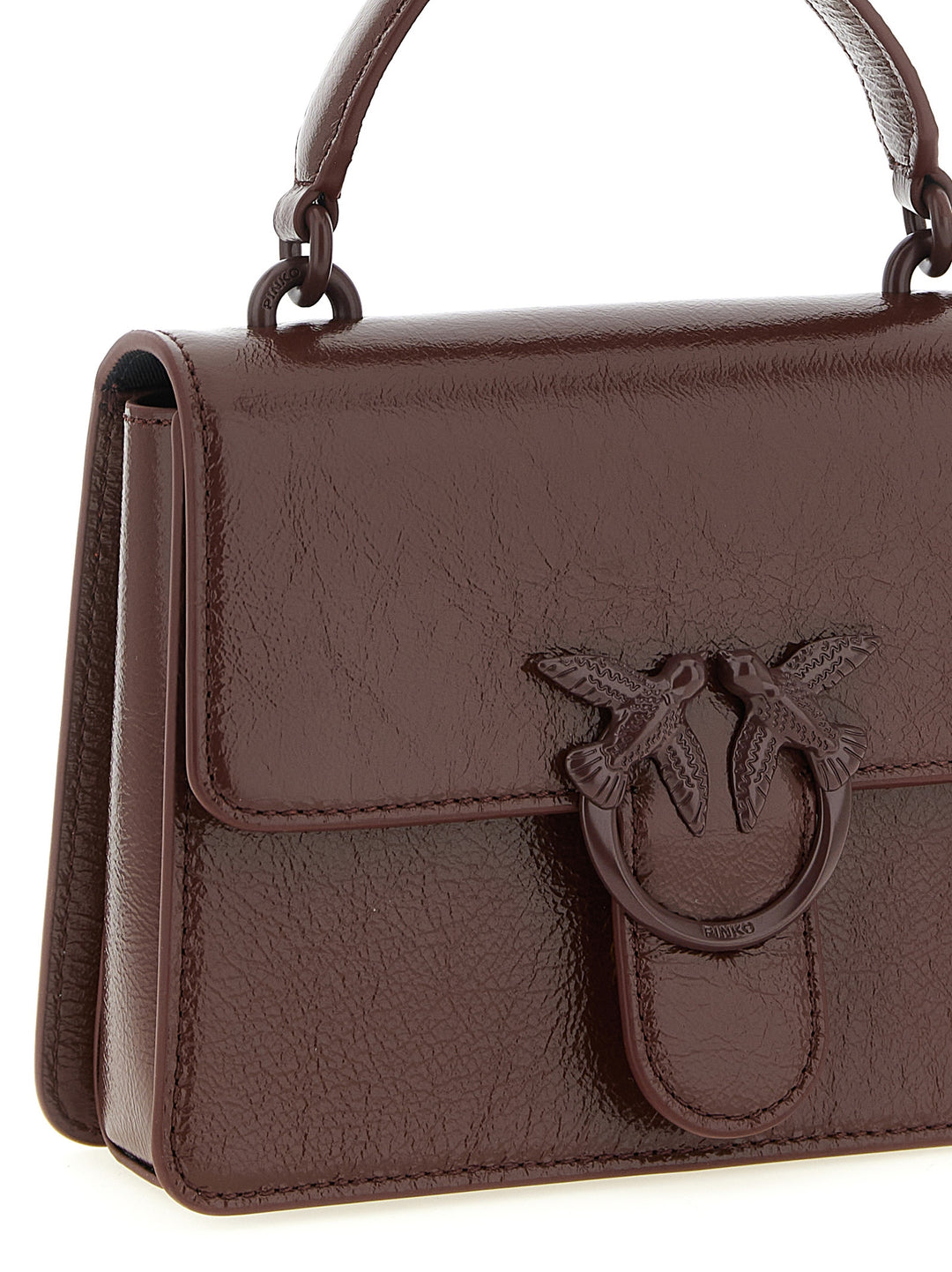 Pinko Mini Love One Light Borse a Mano - Bordeaux | 58f24bb5633d462e3cab1b775eaf7aaa363a3ea2