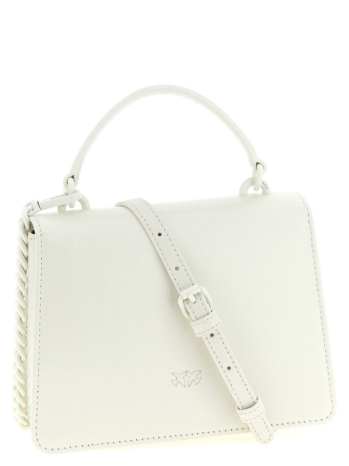 Pinko Mini Love One Light Borse a Mano - Bianco | 4a281cef50b26b0e09ffd3693b7218bdcd404b4b