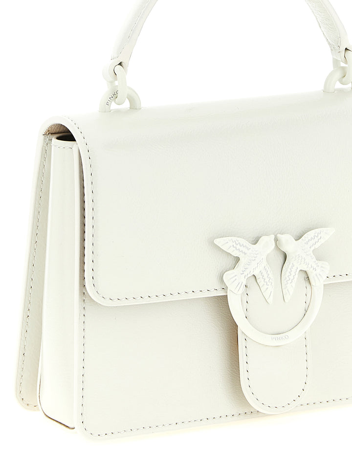 Pinko Mini Love One Light Borse a Mano - Bianco | abc2908407d1ac65248d617ce2e9ecd2b04748ce