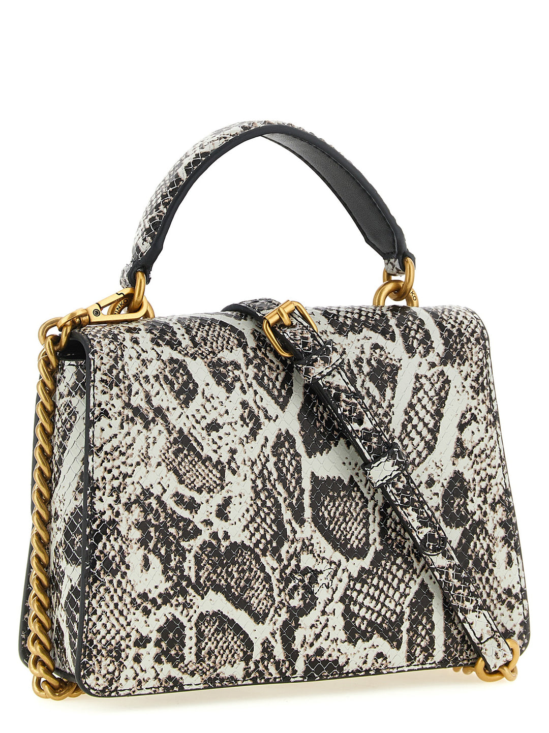 Pinko Mini Love One Light Borse a Mano - Grigio | 53322711c92de5ab566ffd12e9e85165128b650d