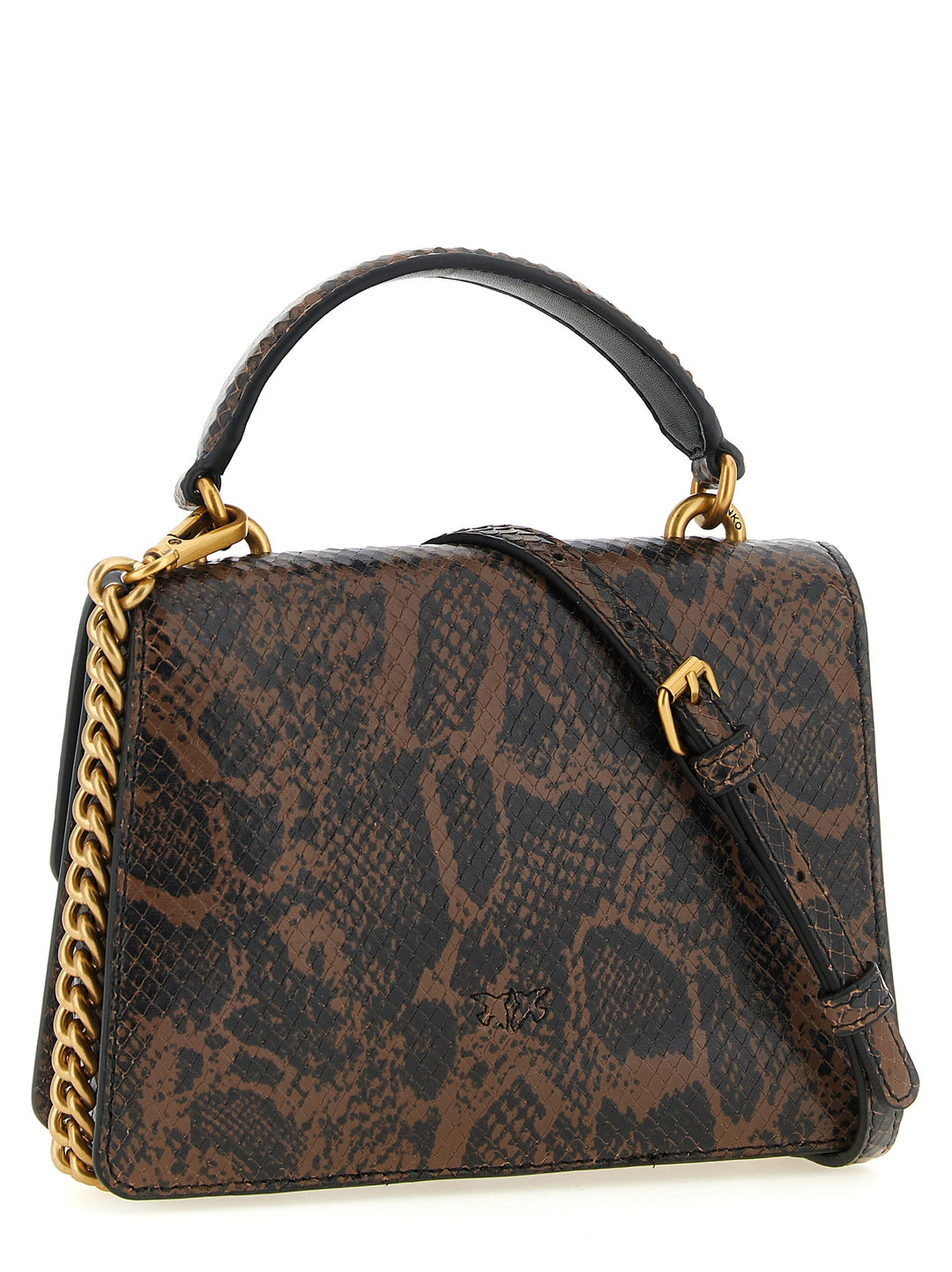 Pinko Mini Love One Light Borse a Mano - Marrone | 2e1f8a7edc0aee0fa7f9eb8fada139546e5d5292