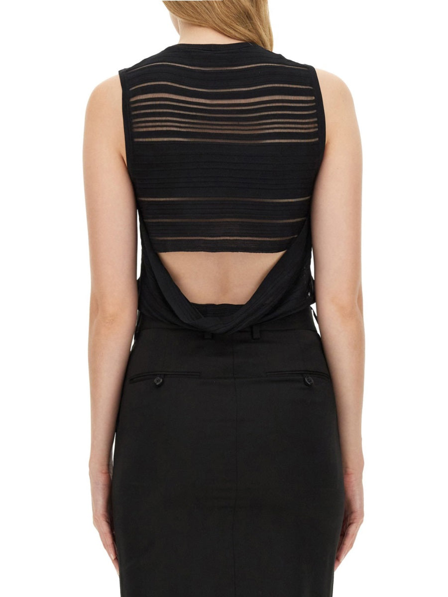 Helmut Lang Top - Nero | Wanan Luxury