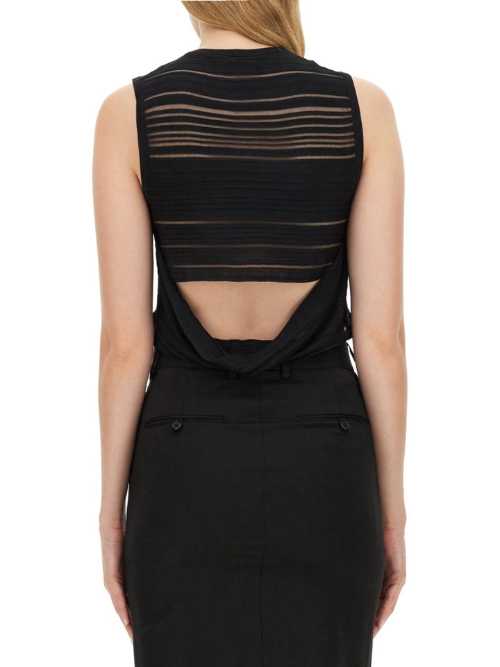 Helmut Lang Top - Nero | Wanan Luxury