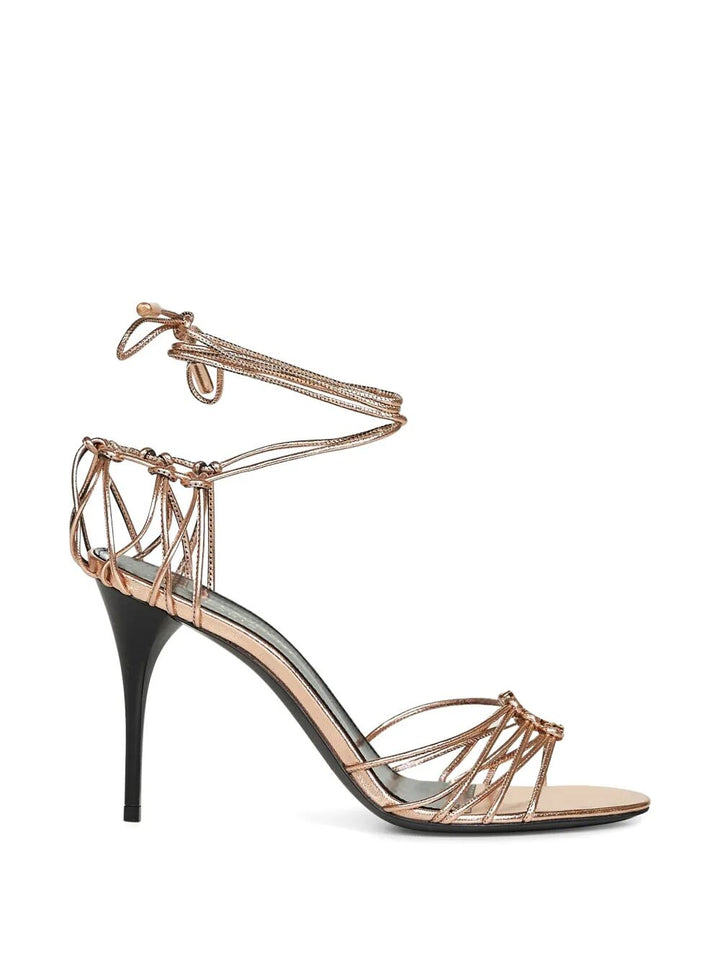 Saint Laurent Paris Sandali - Metallic | 89cd609d1bff5f3831a40e9dc7ce4f12951cd4f4