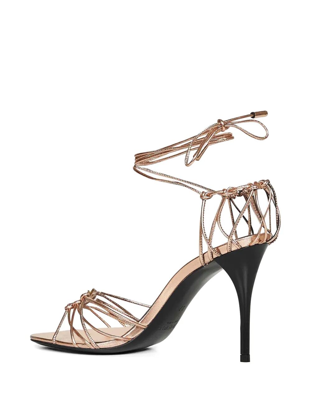 Saint Laurent Paris Sandali - Metallic | 2efb8b7a376cbdcec622d886df2d37479edb50ea