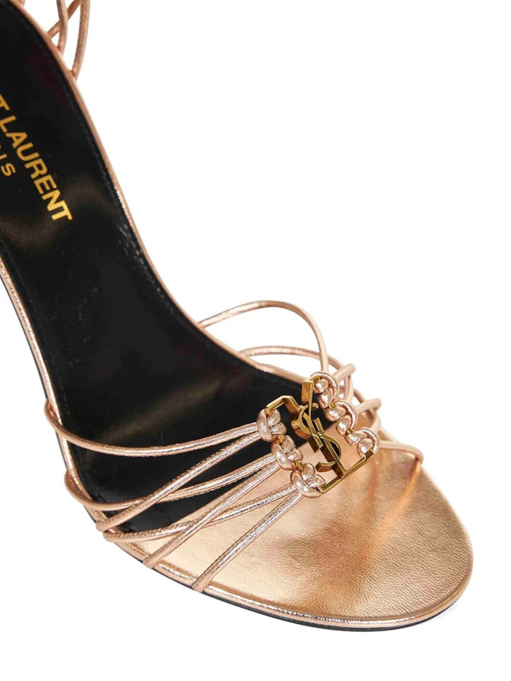 Saint Laurent Paris Sandali - Metallic | 8b198ed236706139753e26afa6b72afa646edc91