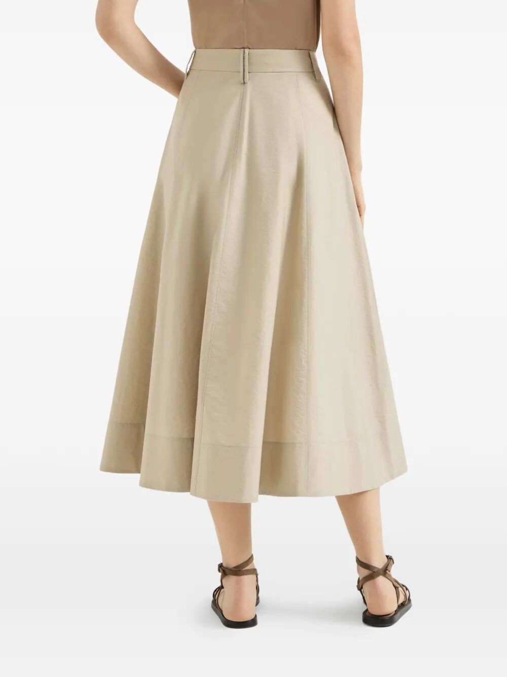 Brunello Cucinelli Midi skirts - Nude & Neutrals | 114377a2d18c0594ecd2dfdf75150e99c0f0401f