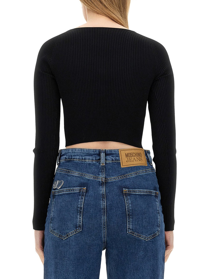 Moschino Jeans Top - Nero | Wanan Luxury