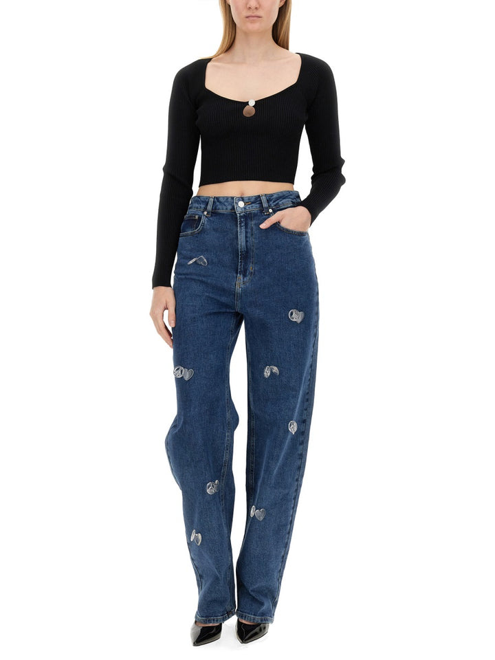 Moschino Jeans Top - Nero | Wanan Luxury