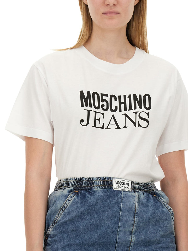 Moschino Jeans T shirt - Bianco | Wanan Luxury