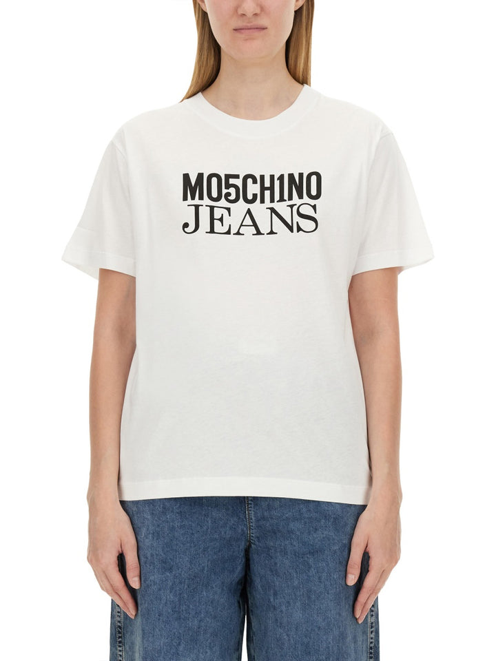 Moschino Jeans T shirt - Bianco | Wanan Luxury