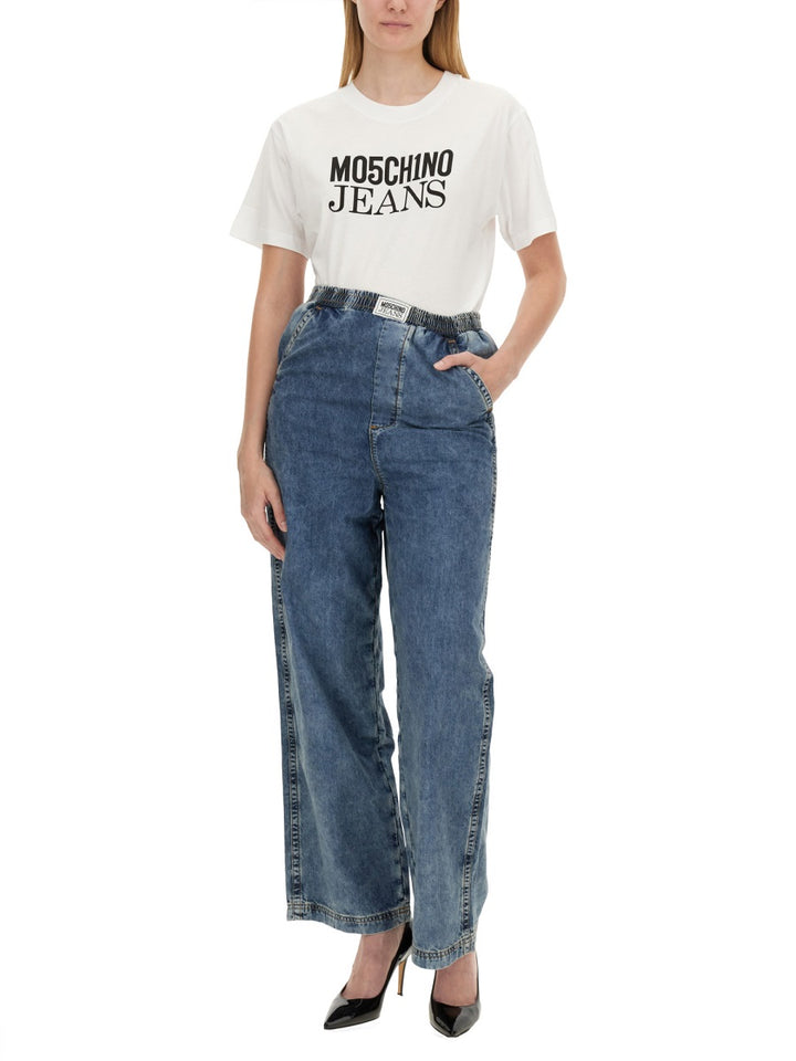 Moschino Jeans T shirt - Bianco | Wanan Luxury
