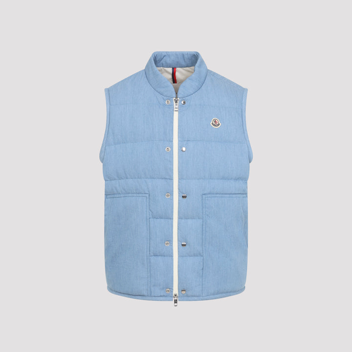 Moncler Gilet - Blu | d600462d6f41ed2494c474478e72482e5075d93b