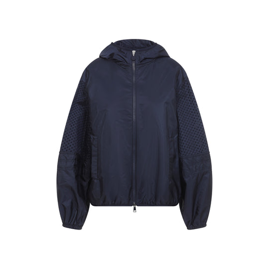 Blue Zelkova Polyamide Jacket