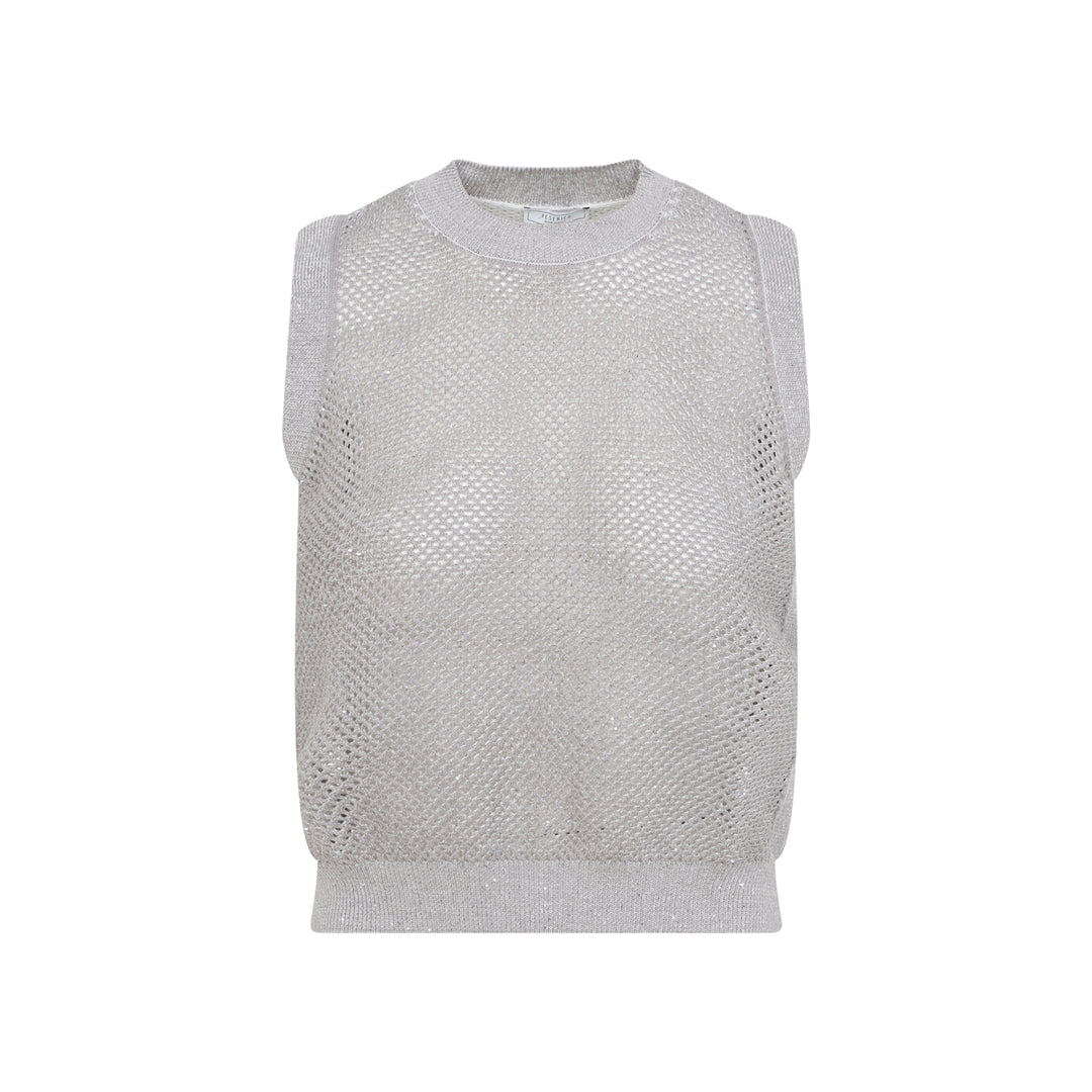 Peserico Cardigan - Bianco | 24b6a8f750994fc90e46dcddd04fcd089c8ef8bd
