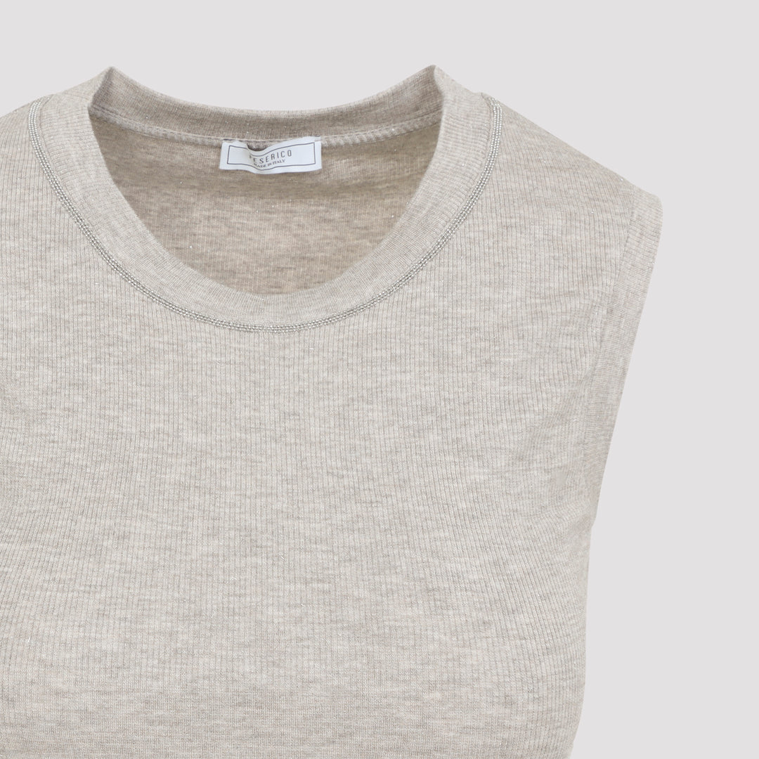Peserico Top - Marrone | 88212ad2856a2492b330741acbf2de0fdb181ff4