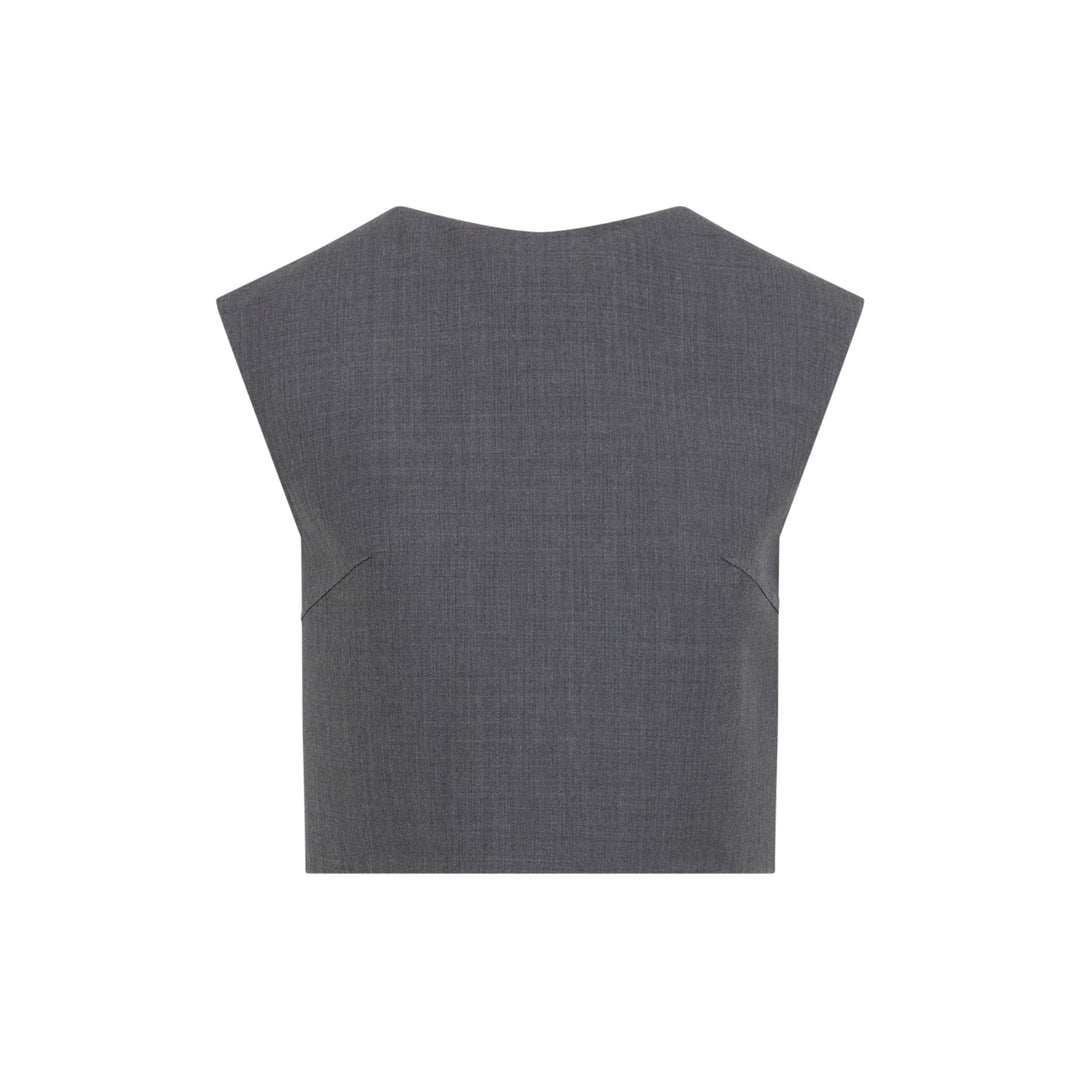 Jil Sander Top - Grey | fdc519428eaabc9376eb83abb3a20c3e6d92710e