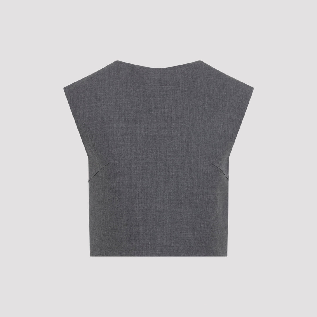 Jil Sander Top - Grey | 1343f36bb239601f61b14f9405a9273df9e9a32a