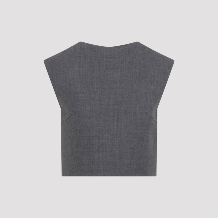 Jil Sander Top - Grey | 1343f36bb239601f61b14f9405a9273df9e9a32a