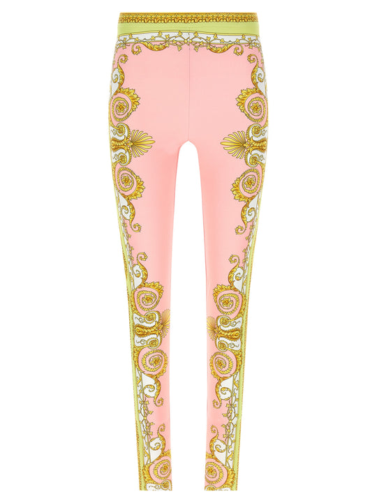 Spring Barocco Leggings Rosa