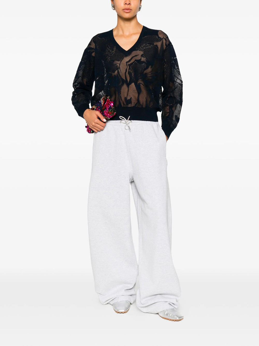 Dries Van Noten V neck - Blu | 6ca799437a8ace85ea558be378f3312fc4bafa3f