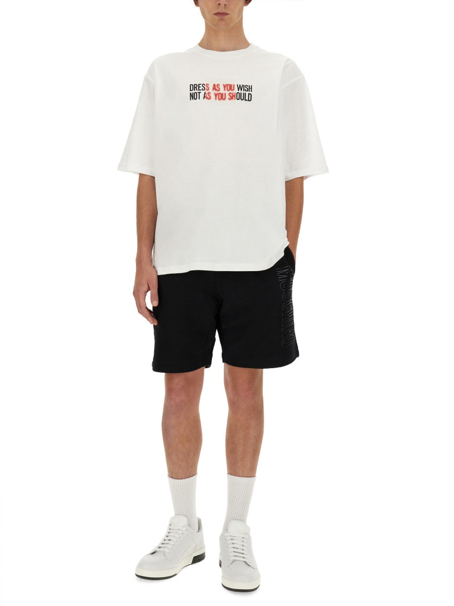 Moschino T shirt - Bianco | Wanan Luxury