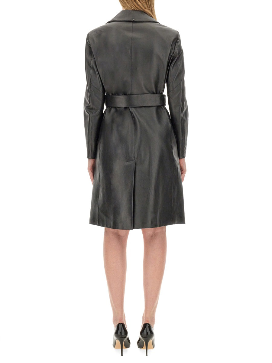 Sportmax Capi in Pelle - Black | f42643acb7bac1dd54b0dc0100e2f49a455f20d0