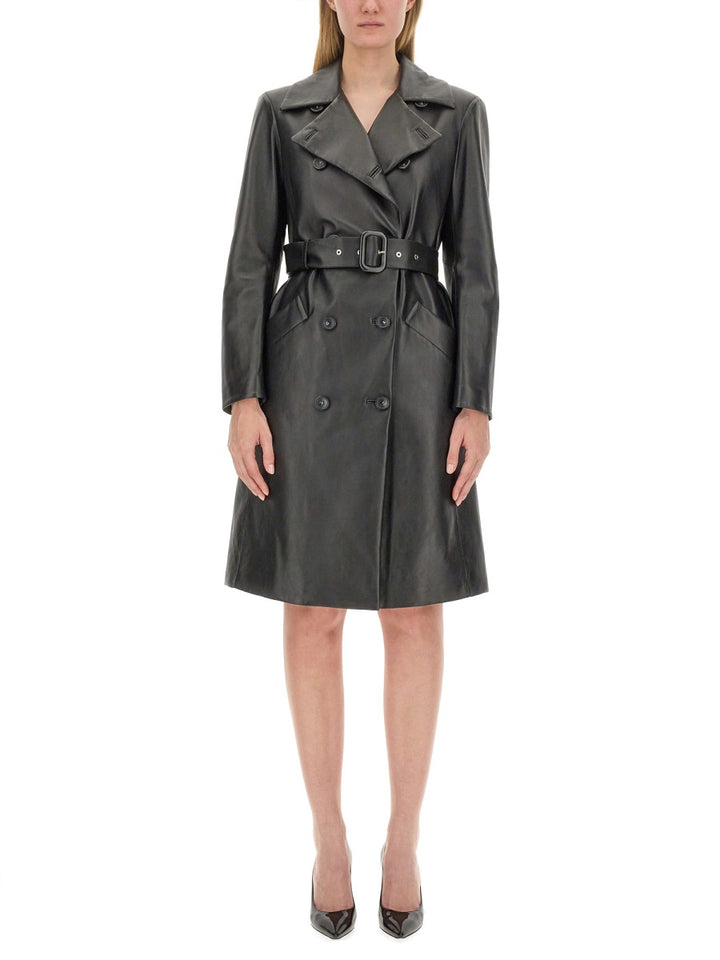 Sportmax Capi in Pelle - Black | 593bf88c399fecd1f934f164b9ee5c4601b2712d