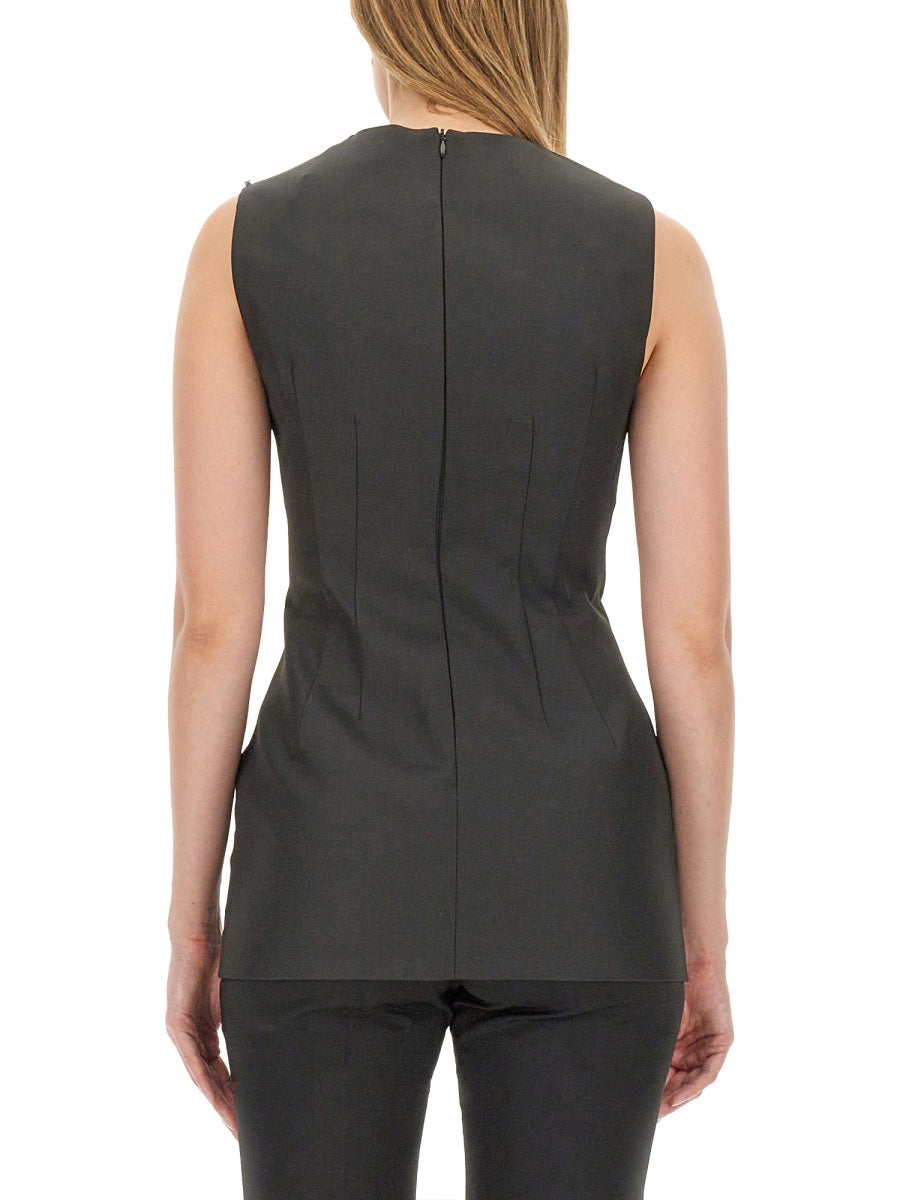 Sportmax Top - Grey | cea9f2e147a4c6e6ea17de686b1bea42a4d7be12