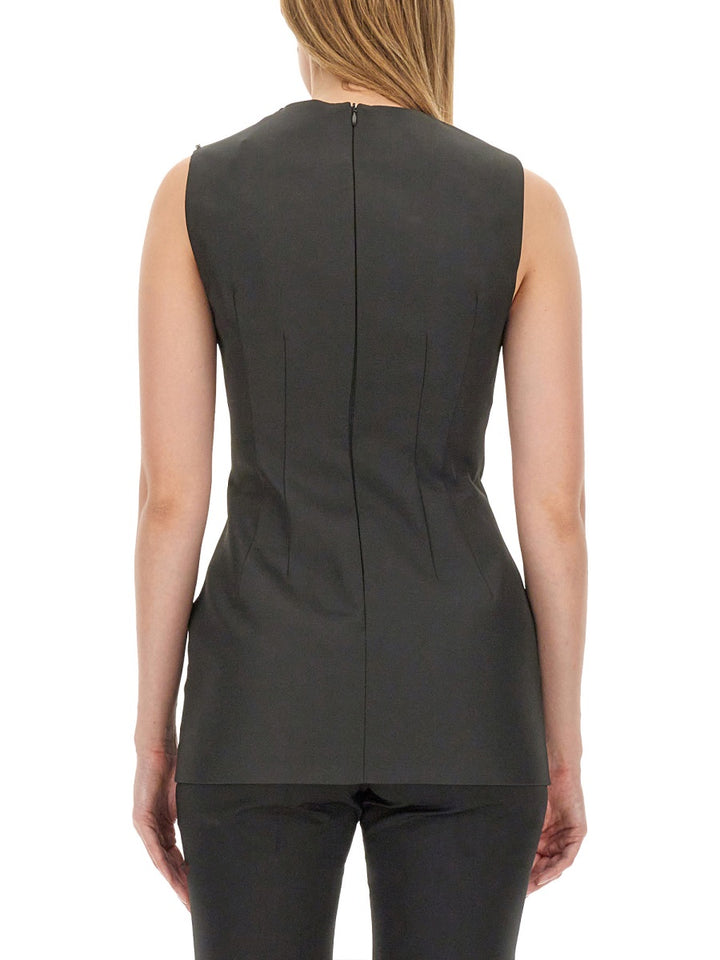 Sportmax Top - Grey | cea9f2e147a4c6e6ea17de686b1bea42a4d7be12
