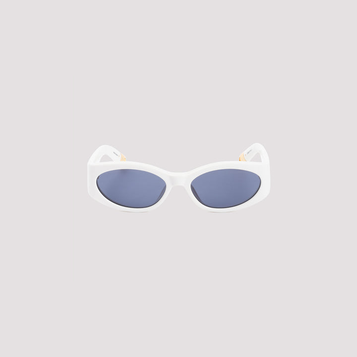 Jacquemus Eyewear Occhiali da Sole - Bianco | e8a14c345ad6e745628e35cef9d8ea50e1e20b8e