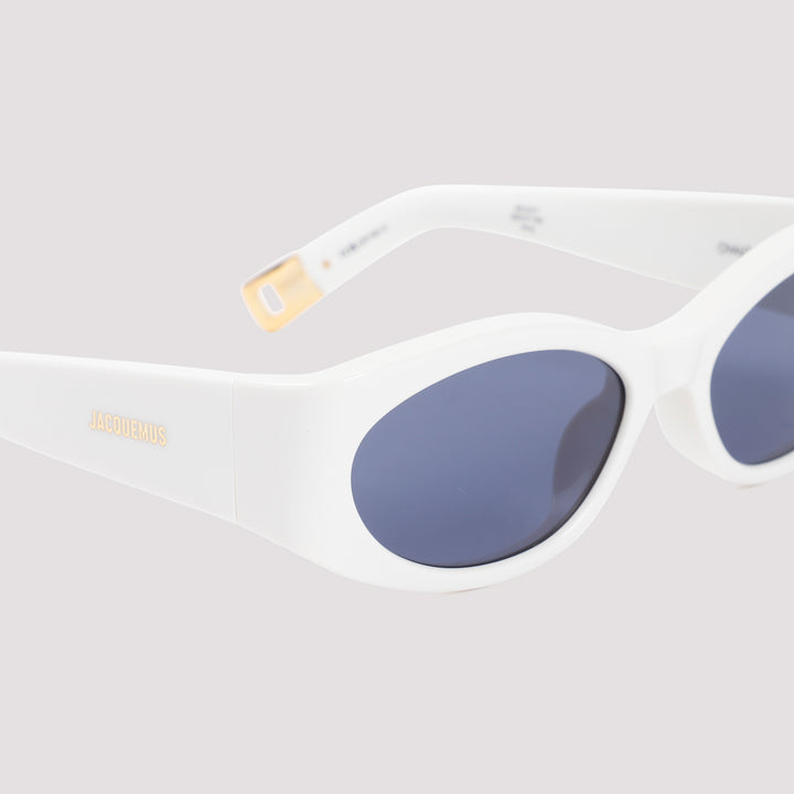 Jacquemus Eyewear Occhiali da Sole - Bianco | 85bf3bab1c839f1e97420ddc5cf915396fb5a0da