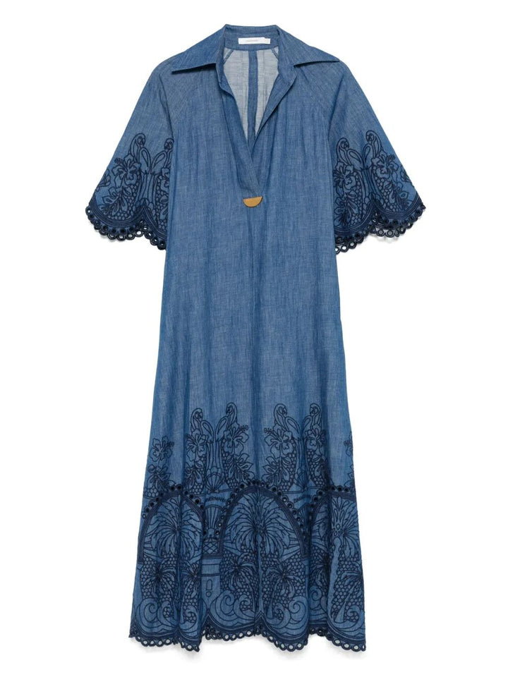 Zimmermann Long dresses - Blu | 74df354a91e0e1b9b09cf348bb72cdee67827fb4