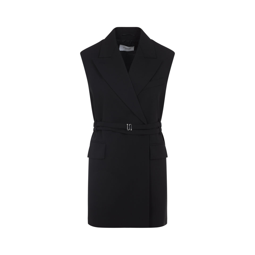 Sportmax Gilet - Nero | c2e40ee6a3bd7144dbdf2a6a43a4ba88828a4eb0