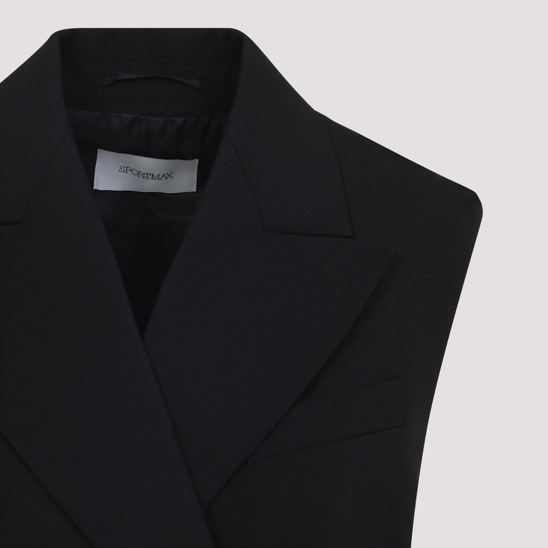Sportmax Gilet - Nero | d7fe17b55f4d89861234f185742d827b08926411