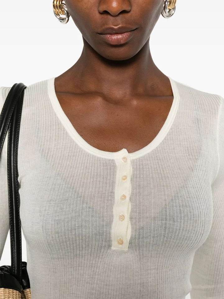 Isabel Marant Top - Nude & Neutrals | 2d2aecc9225e1ce1a6e03067214eb82570e6e76f