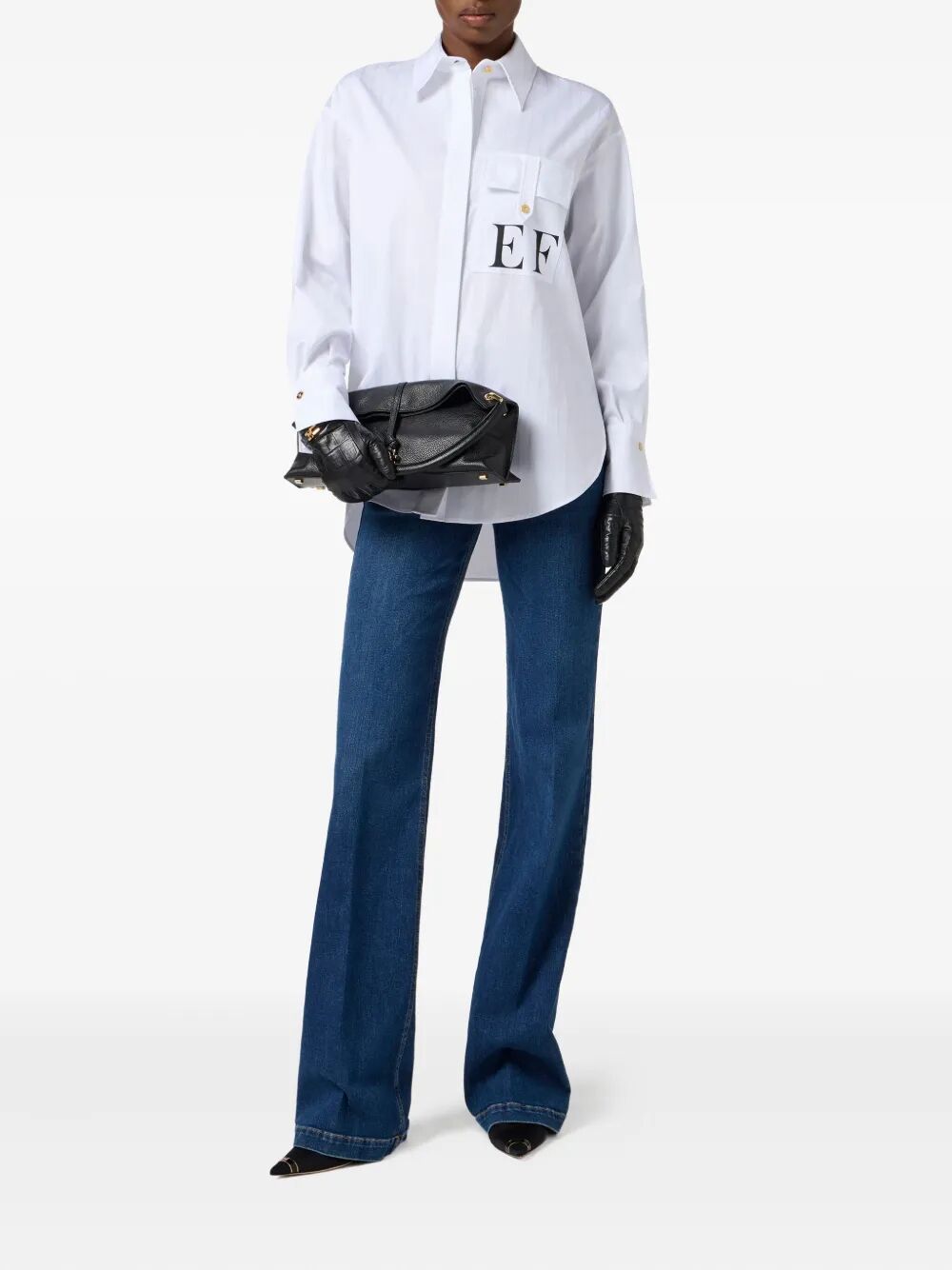 Elisabetta Franchi Plain - Bianco | 2b12e6eac2269cffb435b4bfcaca05627818453e