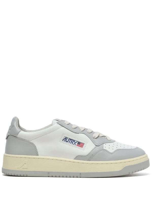 Sneakers Medalist Low In Pelle Bianca E Vapor