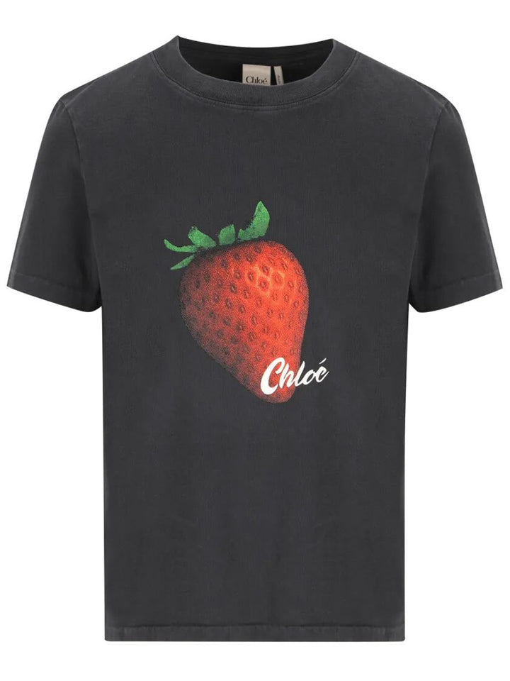 ChloÉ T-shirts - Nero | f8a9b6a7d370429e42493ec35788bedfef241de2