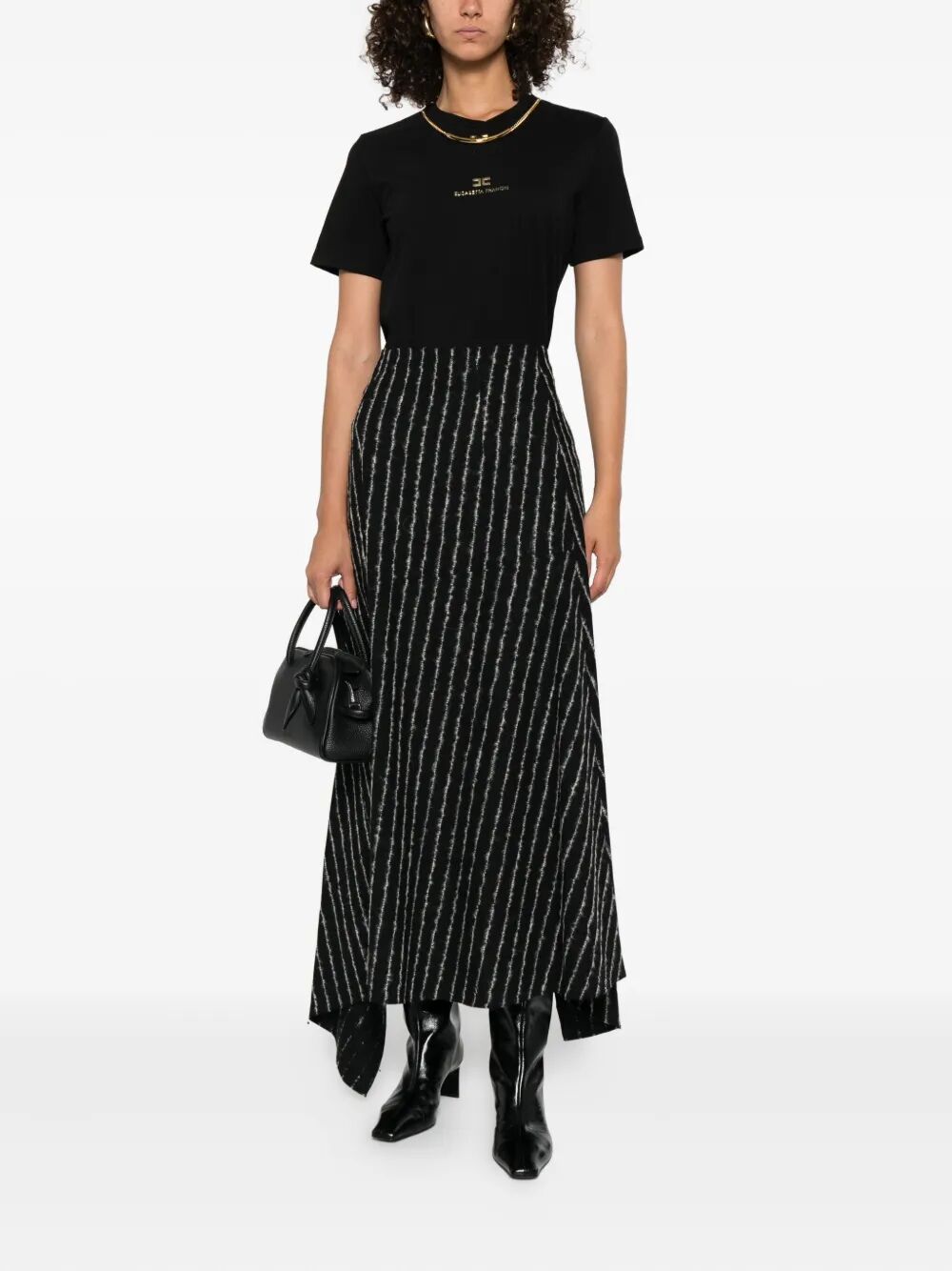 Elisabetta Franchi T-shirts - Nero | f19dc602b7c904d529e210eba379710125e9470b