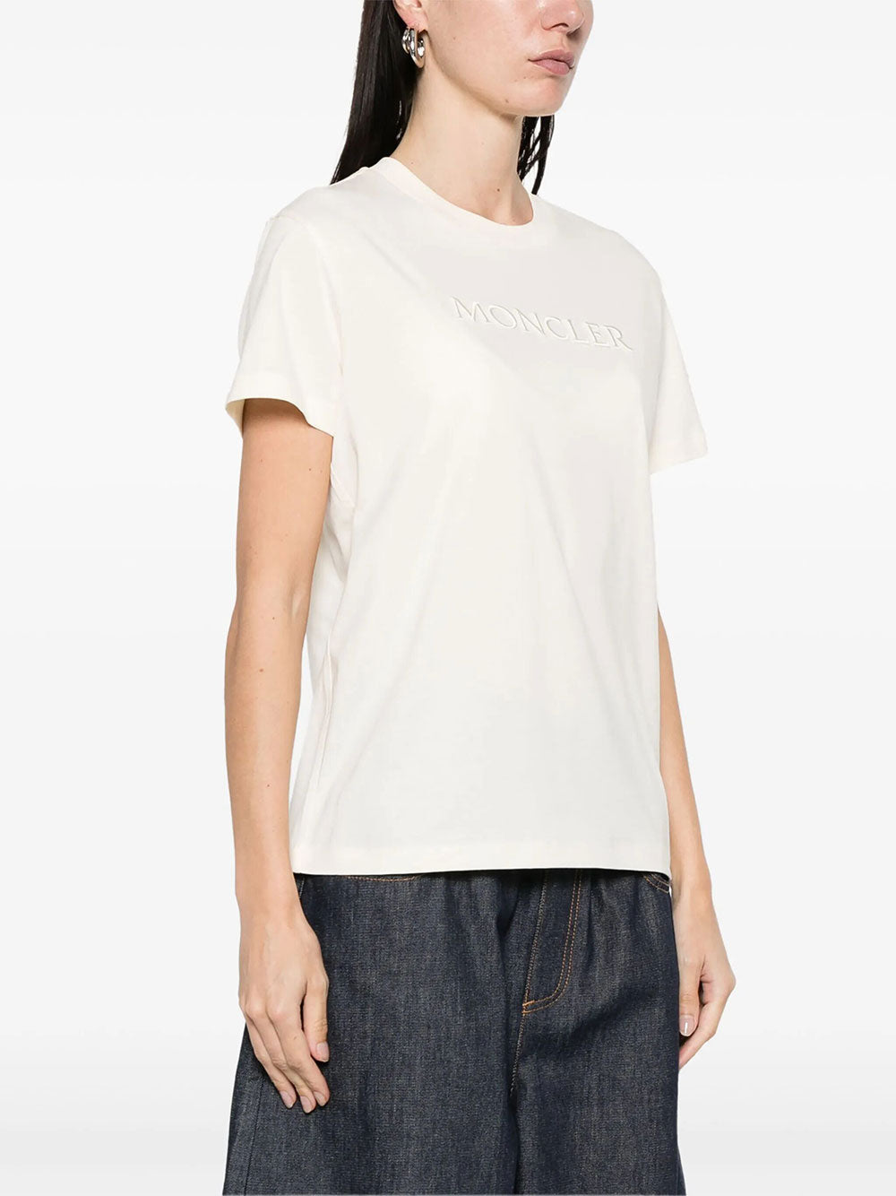 Moncler T-SHIRT - Bianco | 97678be8d42dd2cefa1b27a54fa4644a36c02713
