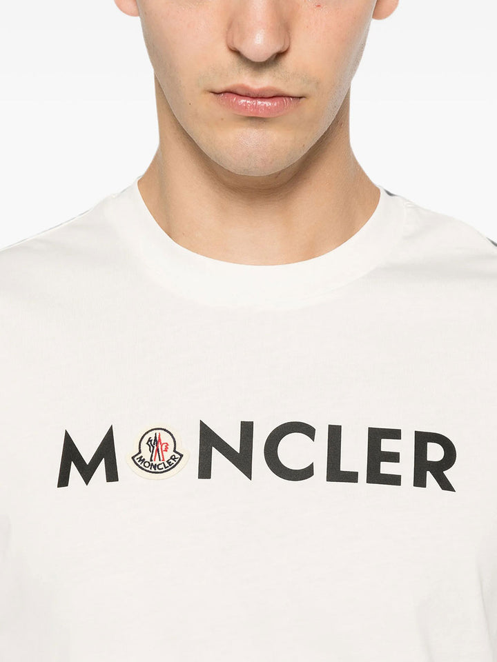 Moncler T-shirts - Nude & Neutrals | 1779552aaf7a5e429f56fde315658c73752ccfdb