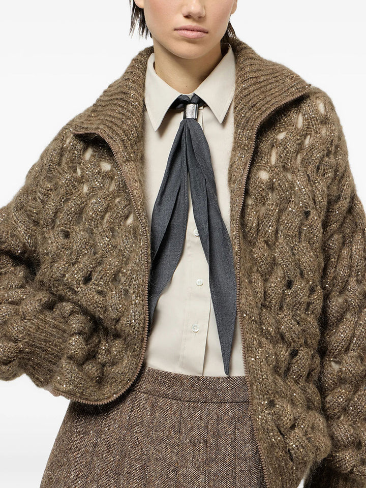Brunello Cucinelli MAGLIA - Marrone | faf6c45ea38713bc7533fc560d6815745055ddf0