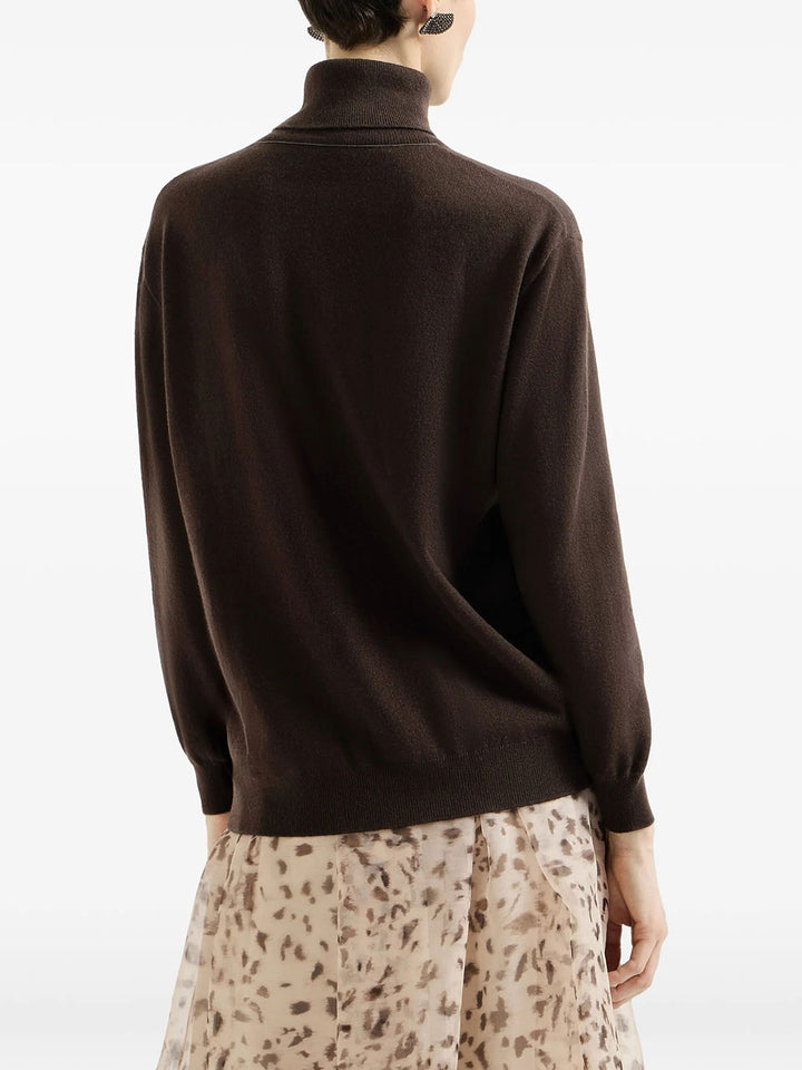 Brunello Cucinelli Turtle neck - Marrone | 466cb126953904a103d3461e90d657aa48e677bf